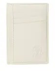 Картхолдер с тисненым логотипом Brunello Cucinelli, белый - фото