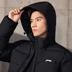 LINING Пуховик мужской черный, Black - фото 5