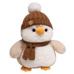 Плюшевая игрушка пингвин MERCONSER, коричневый - фото