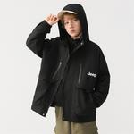 Школьные куртки Jeep, черные (3-в-1 утепленное пальто) - фото 6