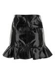 Мини-юбка с покрытием Future GANNI, черный - фото 2