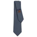 HERMES Шелковый галстук, Ocean/Sky/White - фото