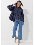 Alba Moda Блузка темно-синего цвета - фото 2