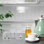 Стаканы с двойными стенками 3 мишки Relaxdays, черный - фото 4