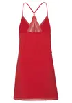 Пеньюар LASCANA с кружевными вставками, красный - фото 4