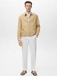 Демисезонная куртка MANGO MAN Panarea, Beige - фото 7