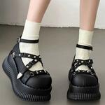 Лоферы женские черный Lianghuo - фото 2