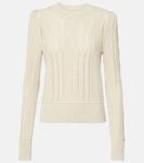 Свитер из хлопка и шерсти Kalyn Marant Etoile, Light Grey - фото