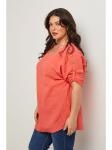 Блузка Curvy Lady, коралловый - фото 2