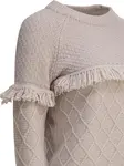 Свитер с бахромой из косичек RAKKI, нейтральный - фото 4