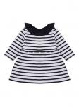 Платье из джерси с длинными рукавами Petit Bateau, белый - фото 2