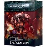 Миниатюра Games Workshop Warhammer 40K: Datacards - Chaos Knights (9th Edition) - фото