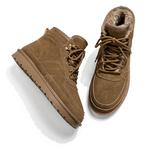 Зимние ботинки мужские Weishibangwei, серый - фото 4