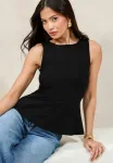 Топ с баской Lipsy, Black - фото 4