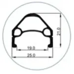 Заднее колесо Gurpil XM M4050 27.5´´ CL Disc MTB, черный - фото 2