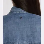 Джинсовая рубашка оверсайз Dondup - Made In Italy, синий - фото 3