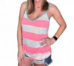 Базовый топ Basically Basic в розовом цвете BiBi - фото 5