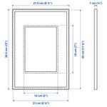 Рамка IKEA, 21x30 см, цвет gold-colour - фото 4