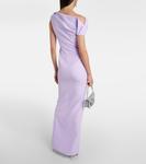 Платье из крепа Derra с драпировкой Safiyaa, Verbena - фото 3