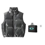 GOLFCROSS Пуховик унисекс, Metallic Silver - фото 7