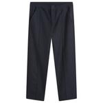 Брюки с защипами Folk, Navy Wool Stripe - фото