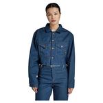 Куртка G-Star Relaxed Cropped Cutoff denim, синий - фото