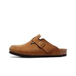 Сабо с закрытым носком унисекс Basls, темно-коричневый - фото 13