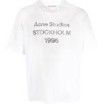 Футболка с принтом логотипа Acne Studios, белый - фото
