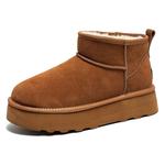 Зимние ботинки унисекс каштановые Cachiotti, Chestnut - фото