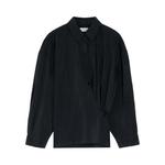 Рубашка Lemaire Straight Collar Twisted Shirt, Black - фото 2