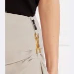 Юбка Elisabetta Franchi, серый - фото 4