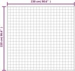 Утяжеленное одеяло vidaXL синее - фото 3