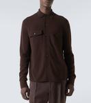 Шерстяная и кашемировая рубашка-оверсайз Allude - фото 3