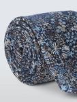 Шёлковый галстук с лесным цветочным принтом John Lewis, Navy - фото 3