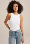 Топ WE Fashion SINGLET, White - фото