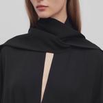 Платье с длинными рукавами женское черное The Row - фото 6