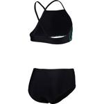 Девушки в бикини, укороченный топ с графикой Arena, черный - фото 4