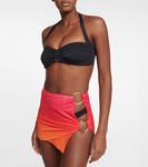 Мини-юбка с принтом Double Ring Louisa Ballou, Hot Pink Gradient - фото 2