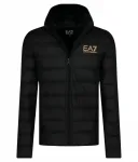 Пуховая куртка regular fit Ea7, черный - фото