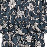 Рубашка-платье с цветочным принтом 'S MAX MARA, синий - фото 6