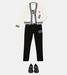 Шерстяной вязаный кардиган Dolce&Gabbana, белый - фото 2