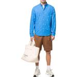 Рубашка мужская Kenzo с принтом, синий - фото 2