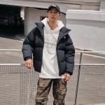 LINING Пуховик унисекс черный, Black - фото 5