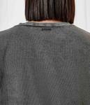 Футболка женская Michael Kors свободного кроя в стиле гранж, серый - фото 4