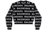 Свитер женский Balenciaga Logo Intarsia, черный - фото