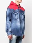 Dsquared2 джинсовая куртка с капюшоном, синий - фото 2
