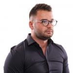 Черные мужские оптические оправа Hackett - фото 4