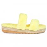 Меховые тапочки Relaxx Journee, желтый - фото 3