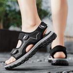 NMR Пляжные шлепанцы Men's Black/Black Yellow/Khaki - фото 9