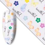 Трансферная фольга «Бабочки» 100 см № 8 MollyLac, Molly Lac - фото 3